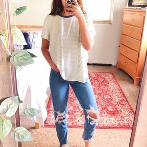 anthro t.la striped tee